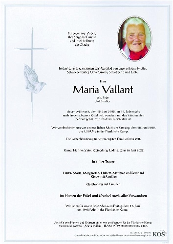 Maria Vallant